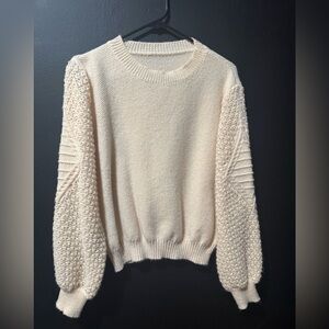 Cream Knit Sweater
